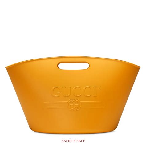 gucci bags yellow|gucci yellow rubber tote.